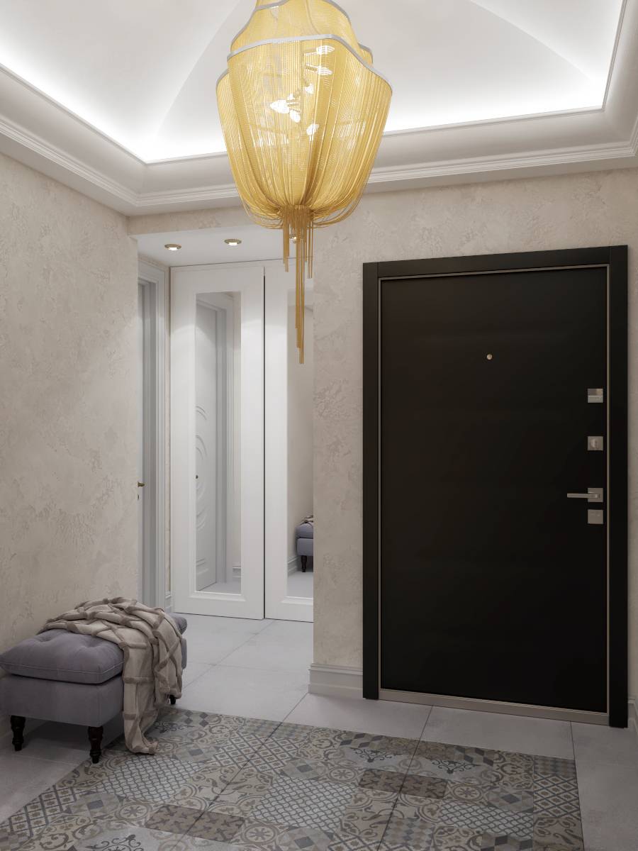 Проект небольшой квартиры в стиле Эклектика