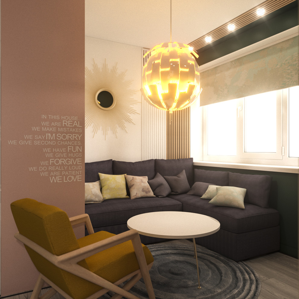 ДИЗАЙН ДВУХКОМНАТНОЙ КВАРТИРЫ С ПЕРЕПЛАНИРОВКОЙ