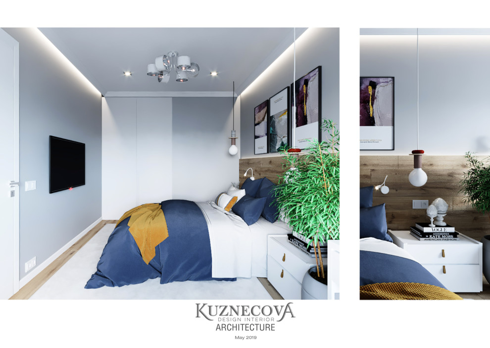 Дизайн проект квартиры 59 кв.м.