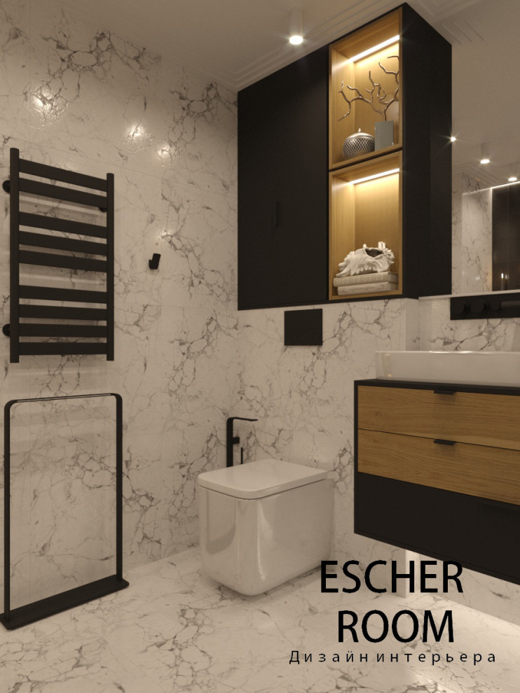 Ванная в мраморе