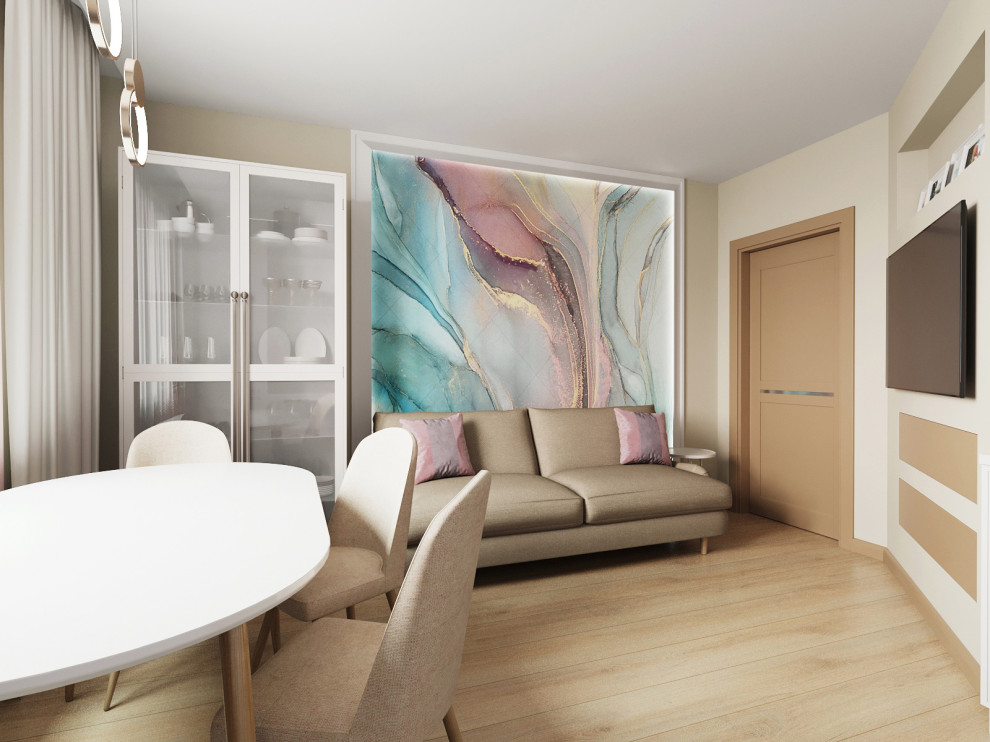 Теплая пастель и мягкая графика