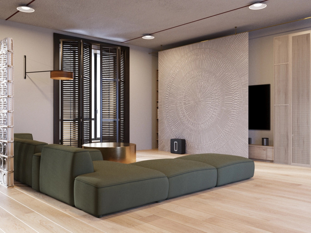 Обложка проекта: Гостиная в современном стиле