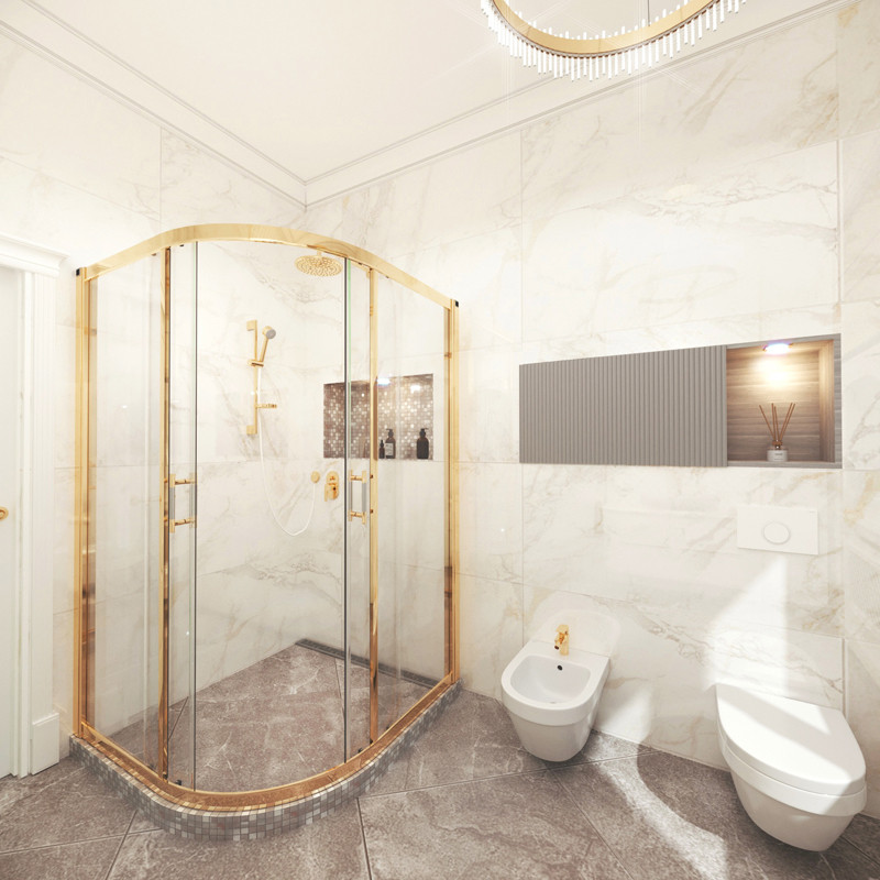 Дизайн-проект интерьеров  дома в поселке «Горный»,проектируемая площадь:188.6 м2