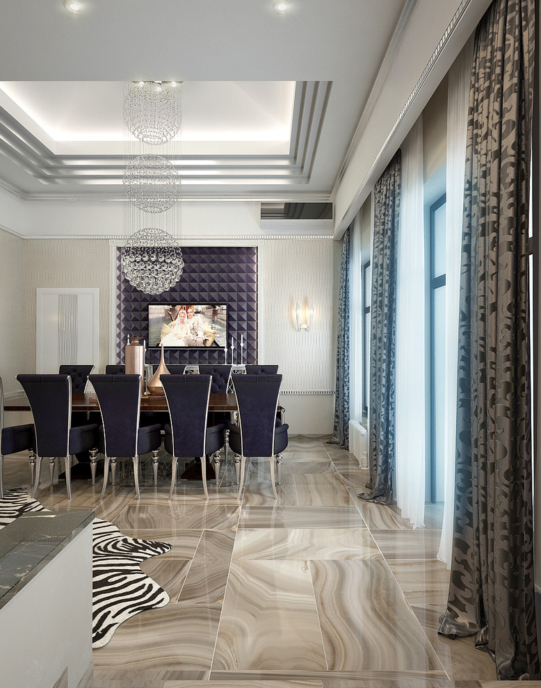 Интерьер дома 285 метров.