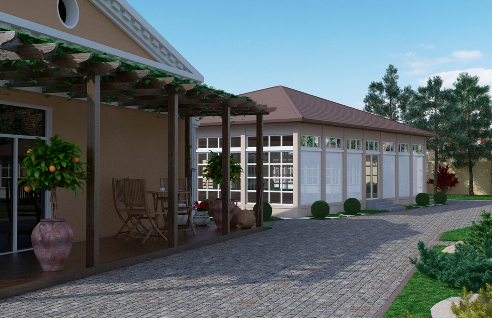 Благоустройство ресторанно-гостиничного комплекса