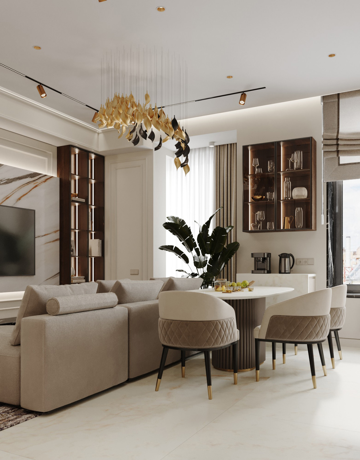 Современная семейная квартира 92 м² в ЖК бизнес-класса - Вест Гарден