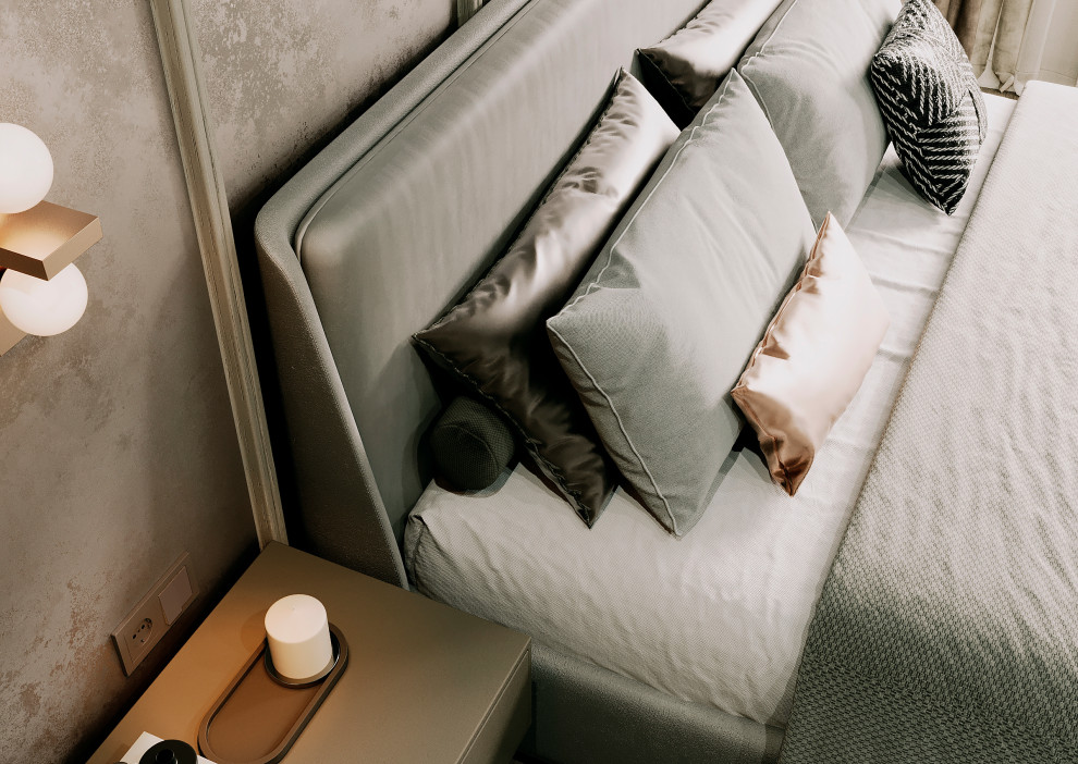 Спальня в квартире в ЖК "Discovery Residence" Екатеринбург