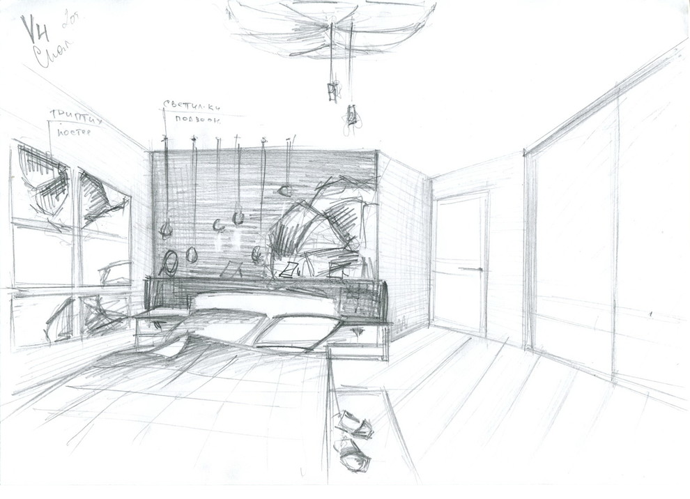 ручная графика, когда нет компютера под рукой