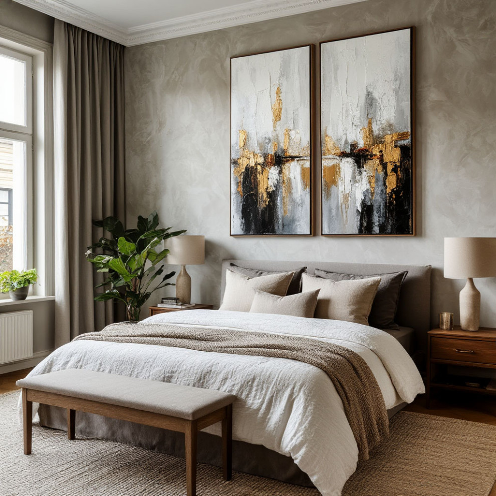 Интерьерные картины на заказ "Золотой город"