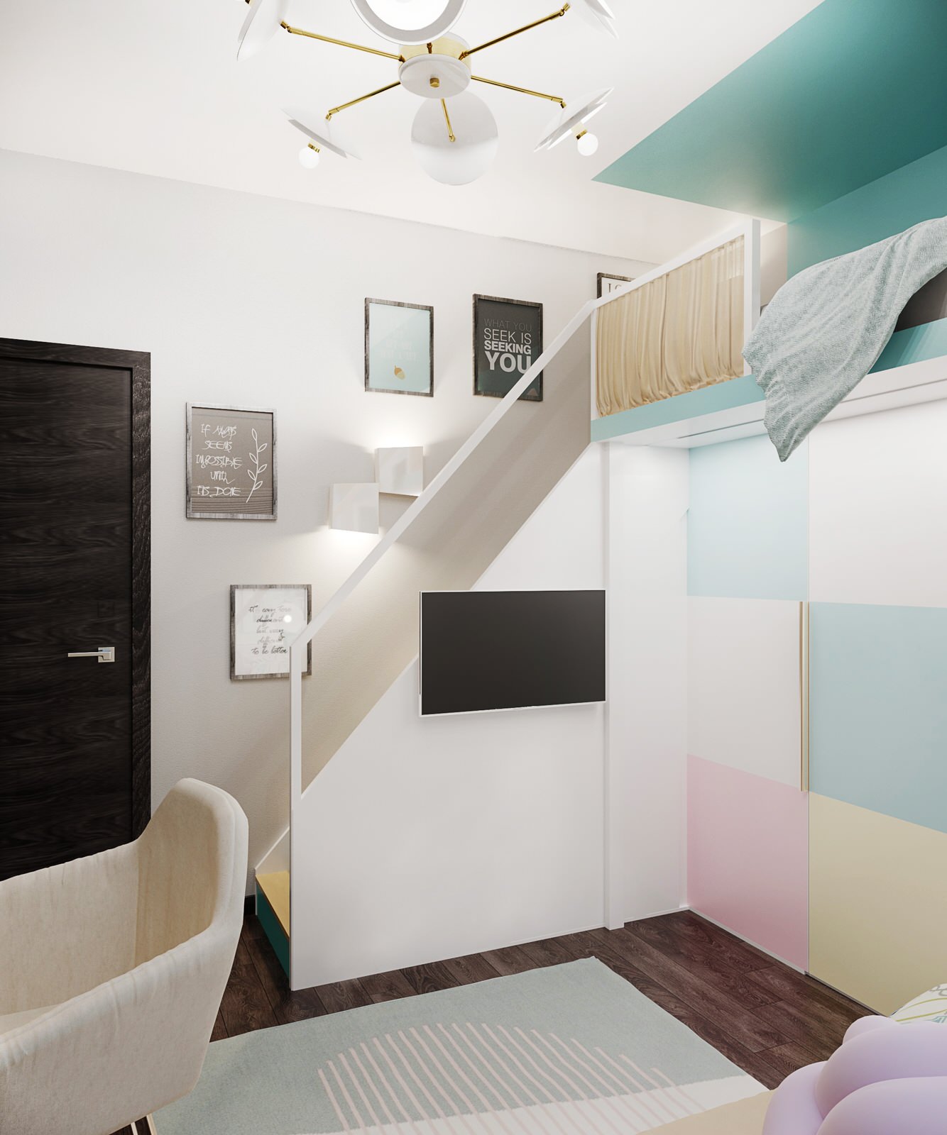 Дизайн-проект в "ЖК Magnifica" Квартира с мужским характером