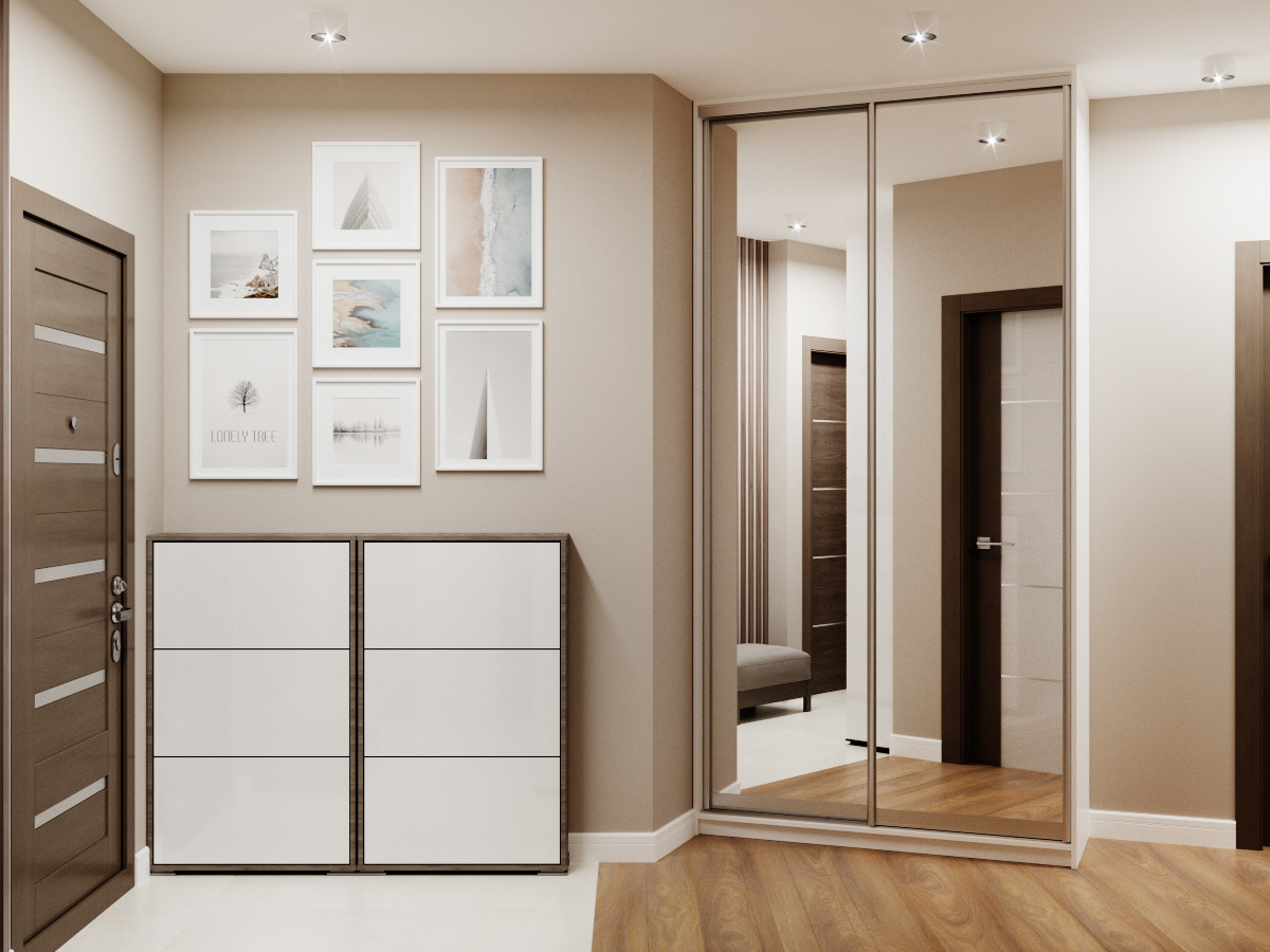 Апартаменты в Москве 90 кв.м. прихожая