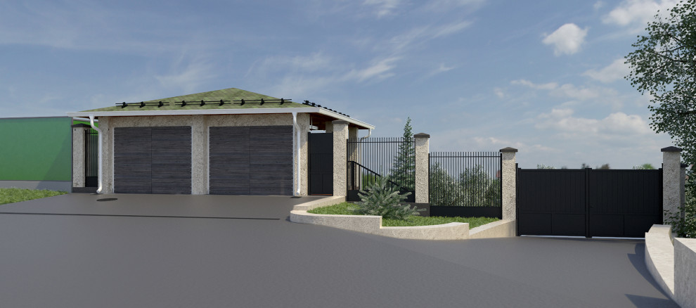 Проект входной группы частного дома