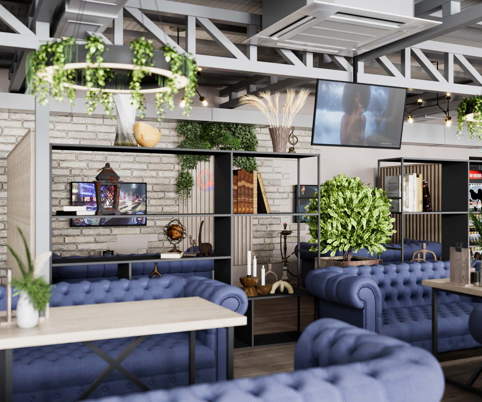 Реконструкция кальянной в Москве