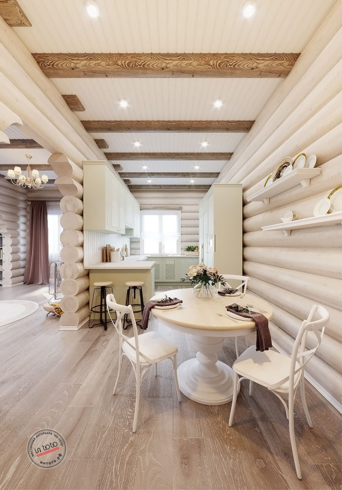 Дом из кругляка в Иркутске