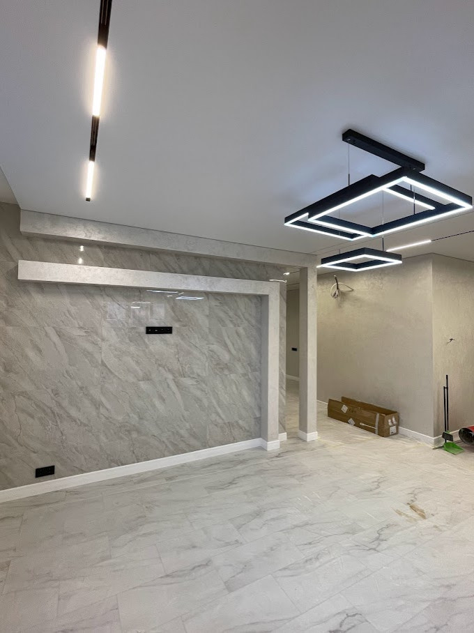 Теневые потолки в ЖК Романтика