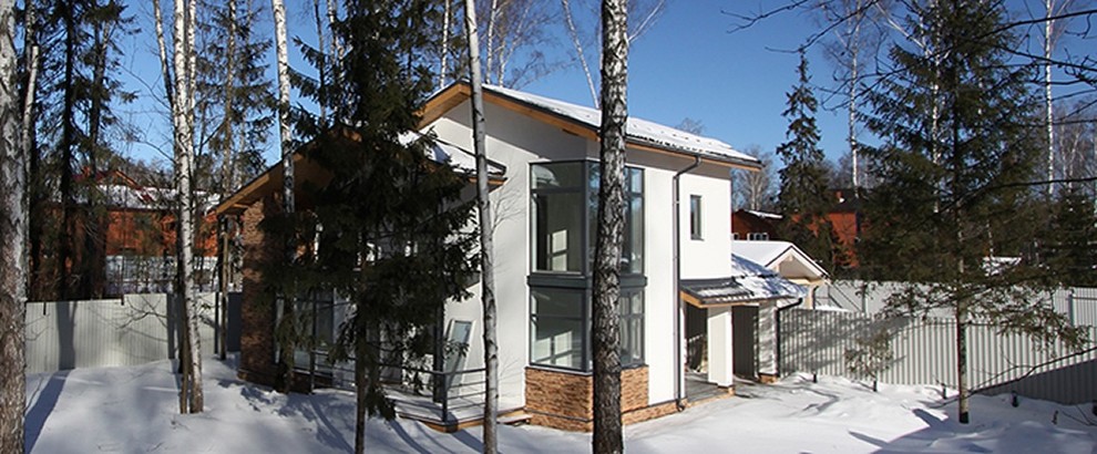 Современный дом в 5 км от Москвы 170м2