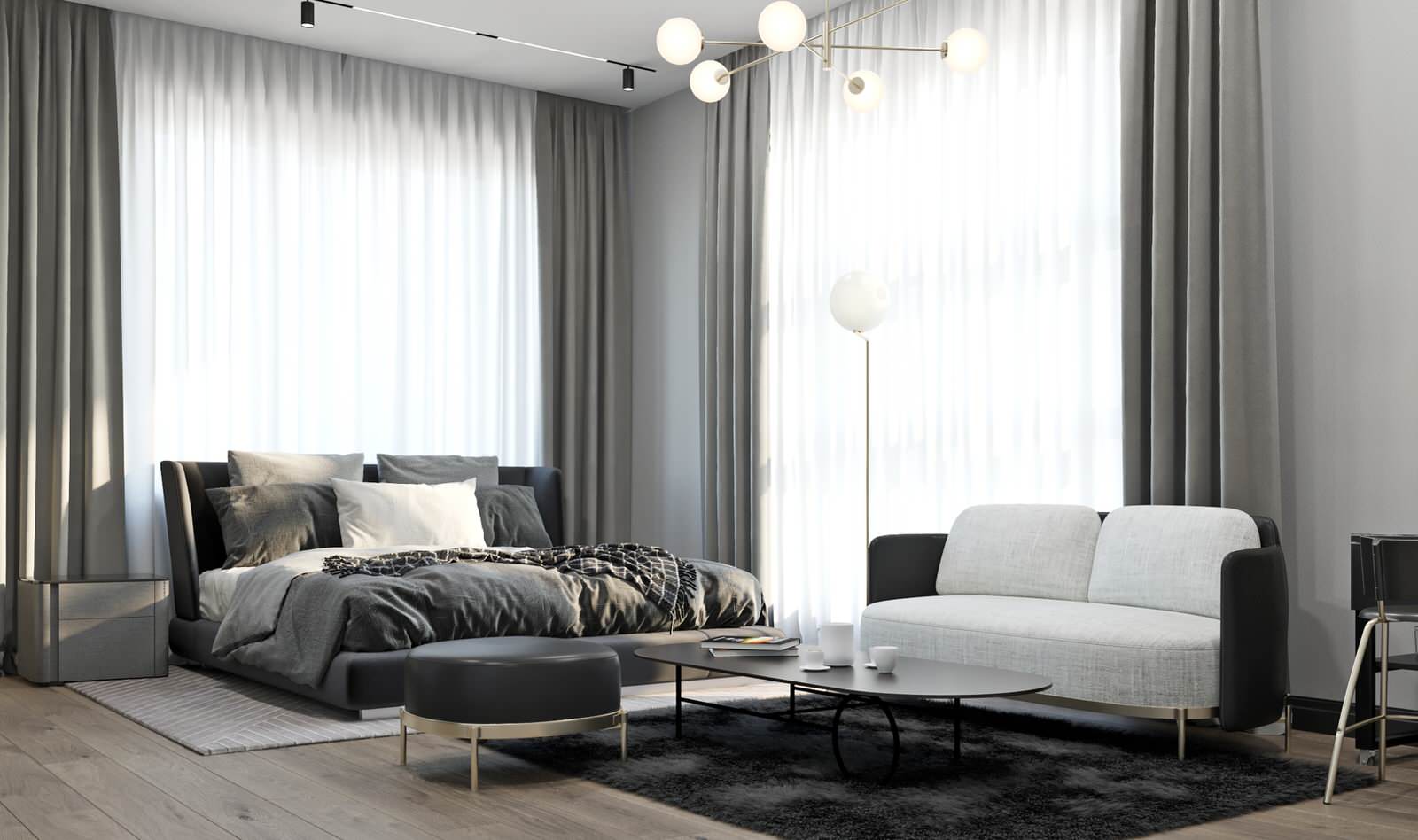 Обложка проекта: Спальня Минимализм