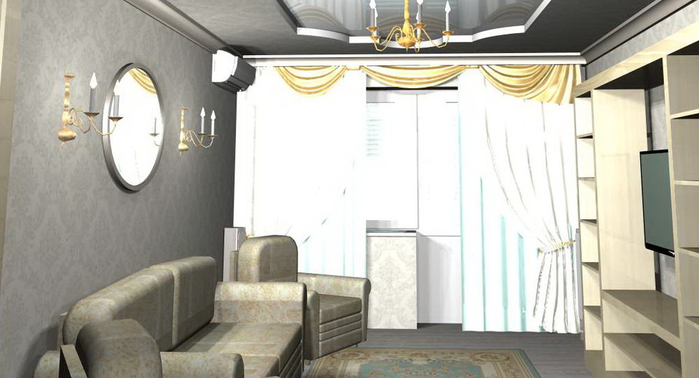 Варианты отделки гостиной