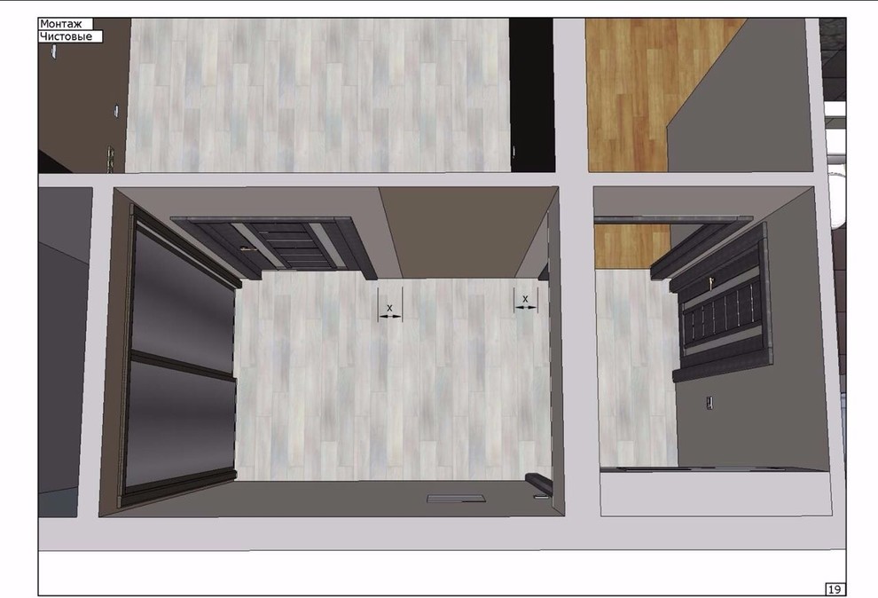 Технический дизайн маленькой квартиры