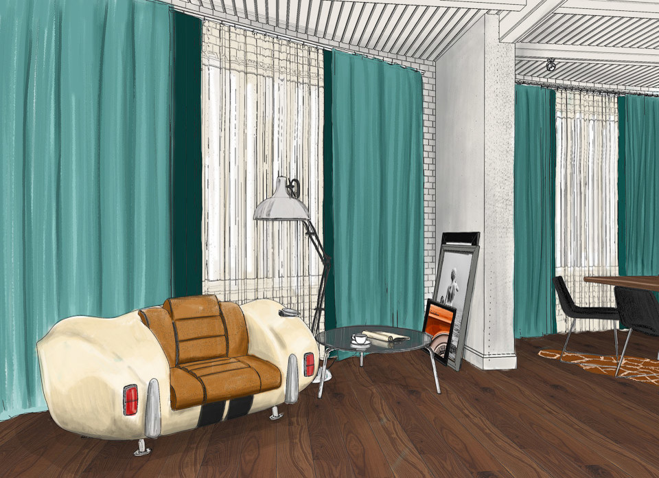 Дмитрий Гераскин. Дипломный проект "The loft is art"