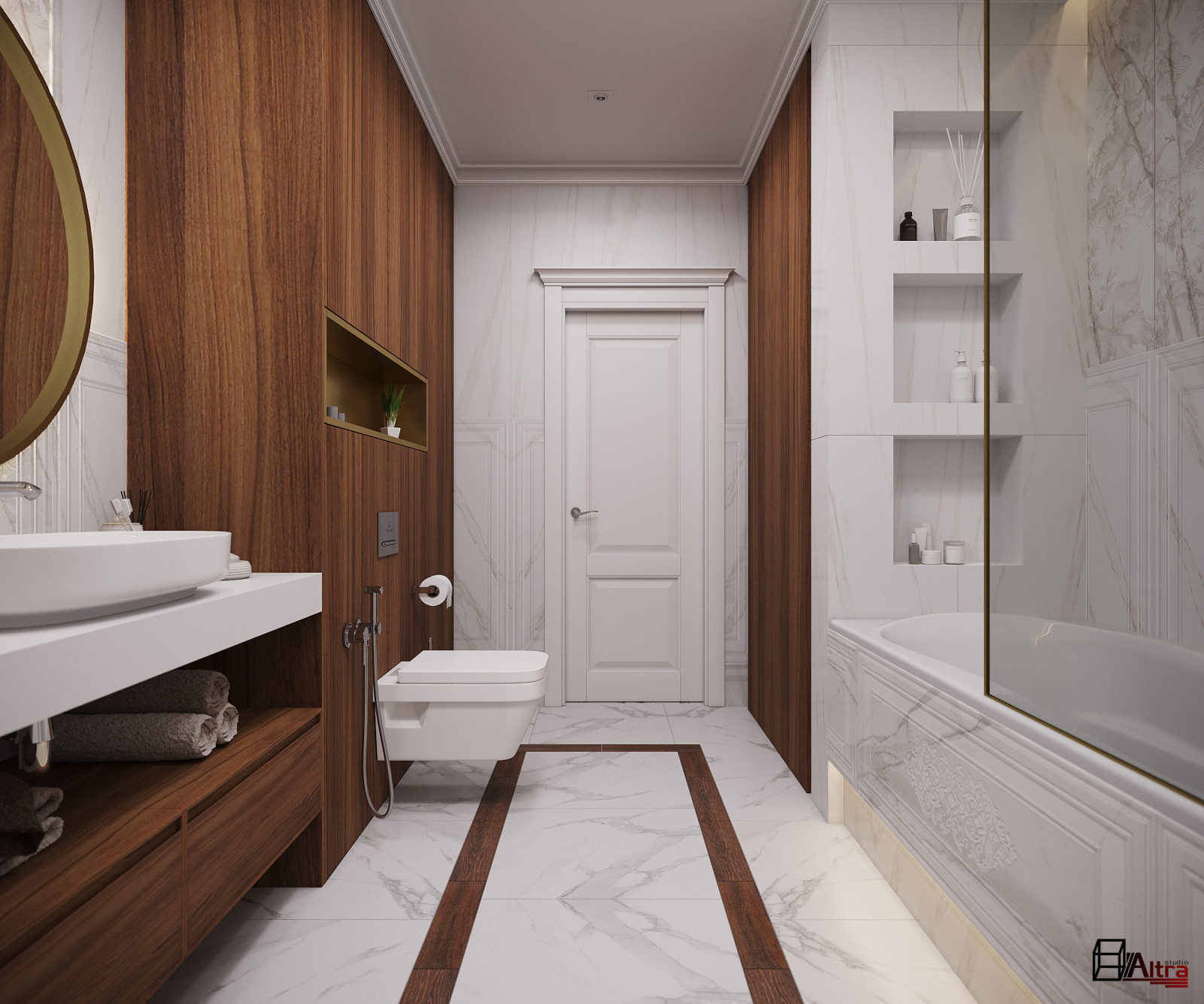 Квартира в стиле неоклассика