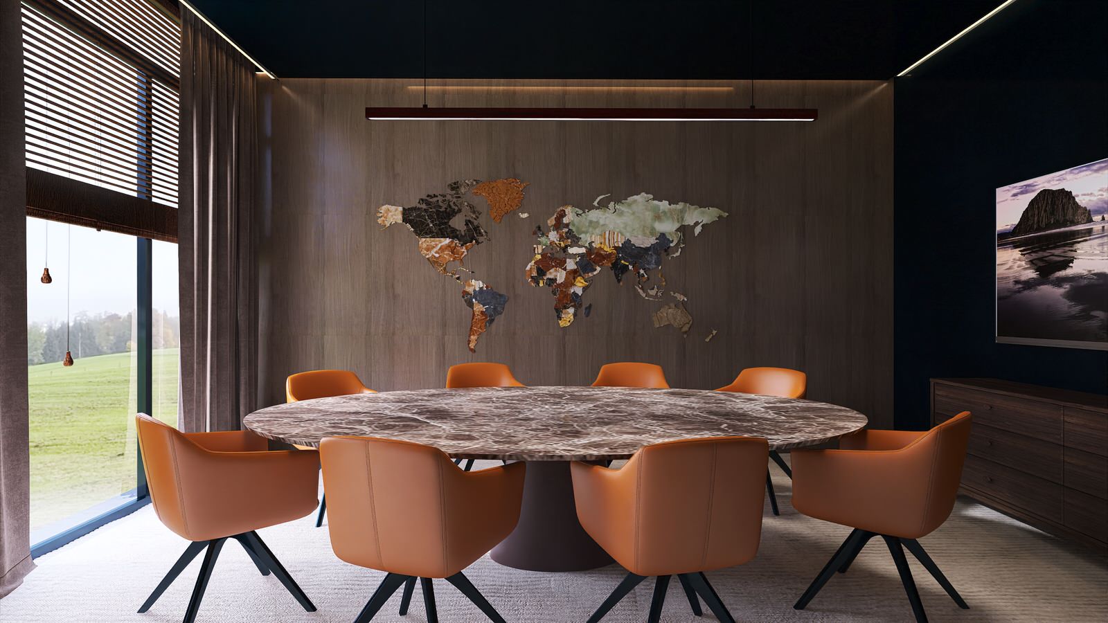 Офис крупной компании