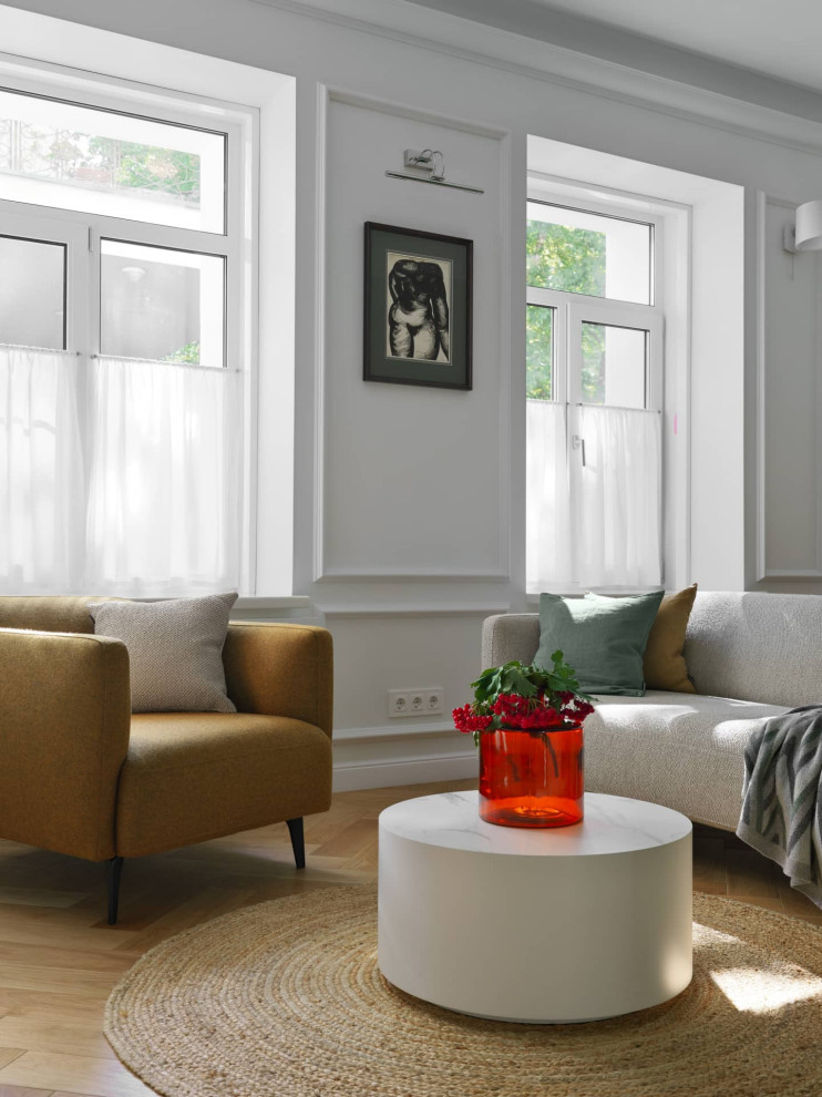 Дизайн и ремонт квартиры в Пречистенском переулке — Зелёный лейтмотив