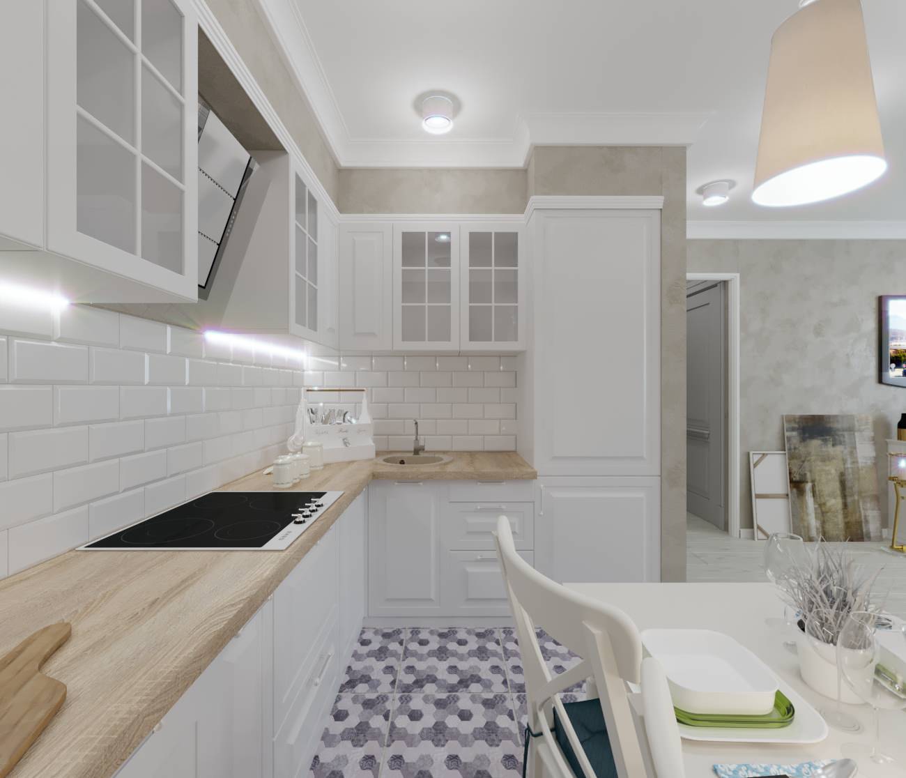 Обложка проекта: Воздушный и светлый интерьер