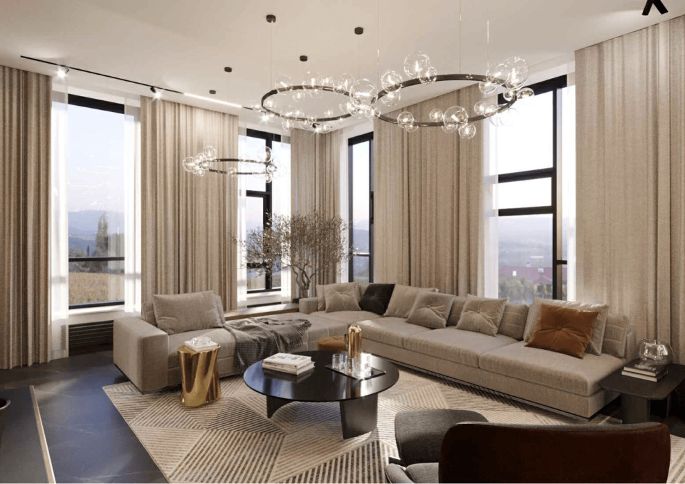 Обложка проекта: РЕМОНТ КОТТЕДЖА 275 М2 В КП ПАРК ФОНТЕ