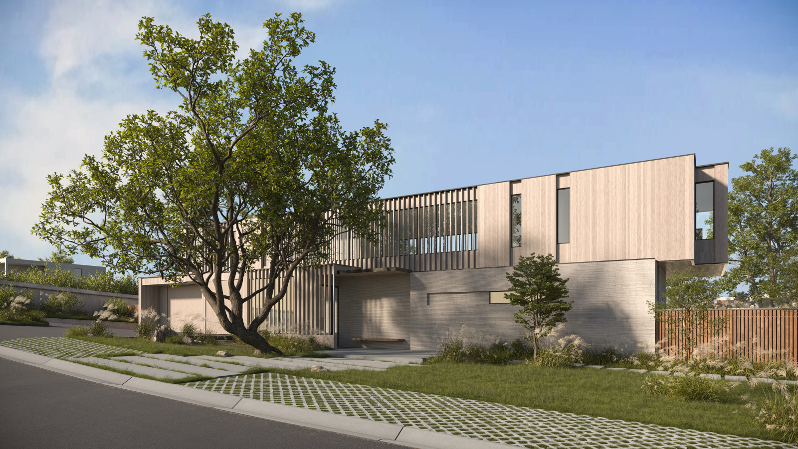 Обложка проекта: Визуализация экстерьера