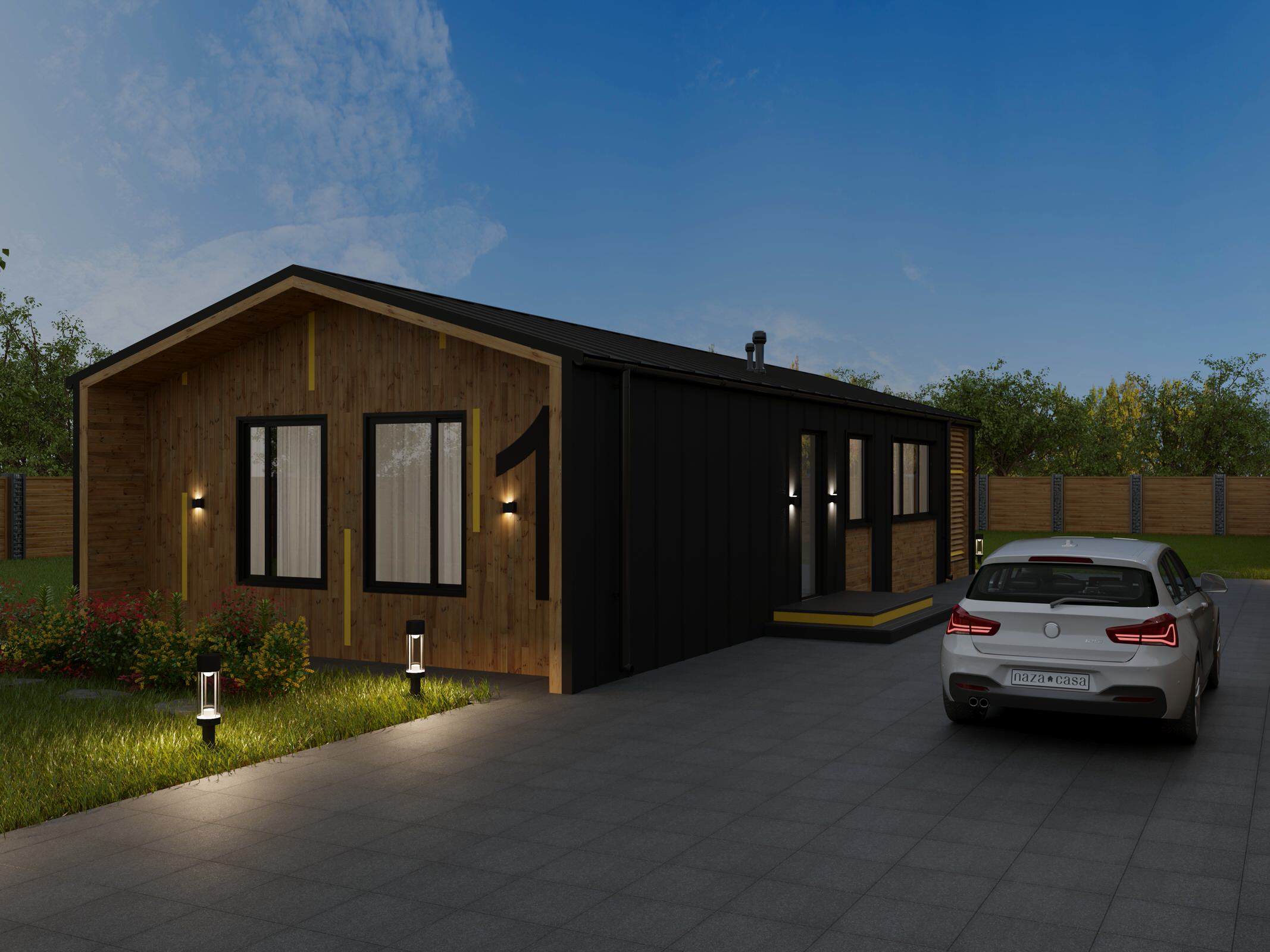 Барнхаус 1 этаж