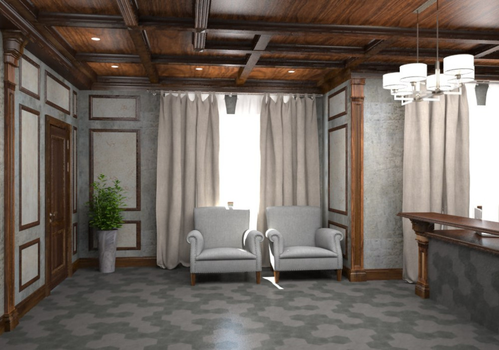 Дизайн-проект офисного пространства строительной компании " Мервинский"