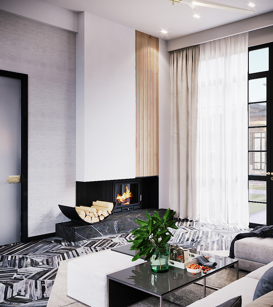 Дизайн-проект интерьера. Усадьба Каменка.