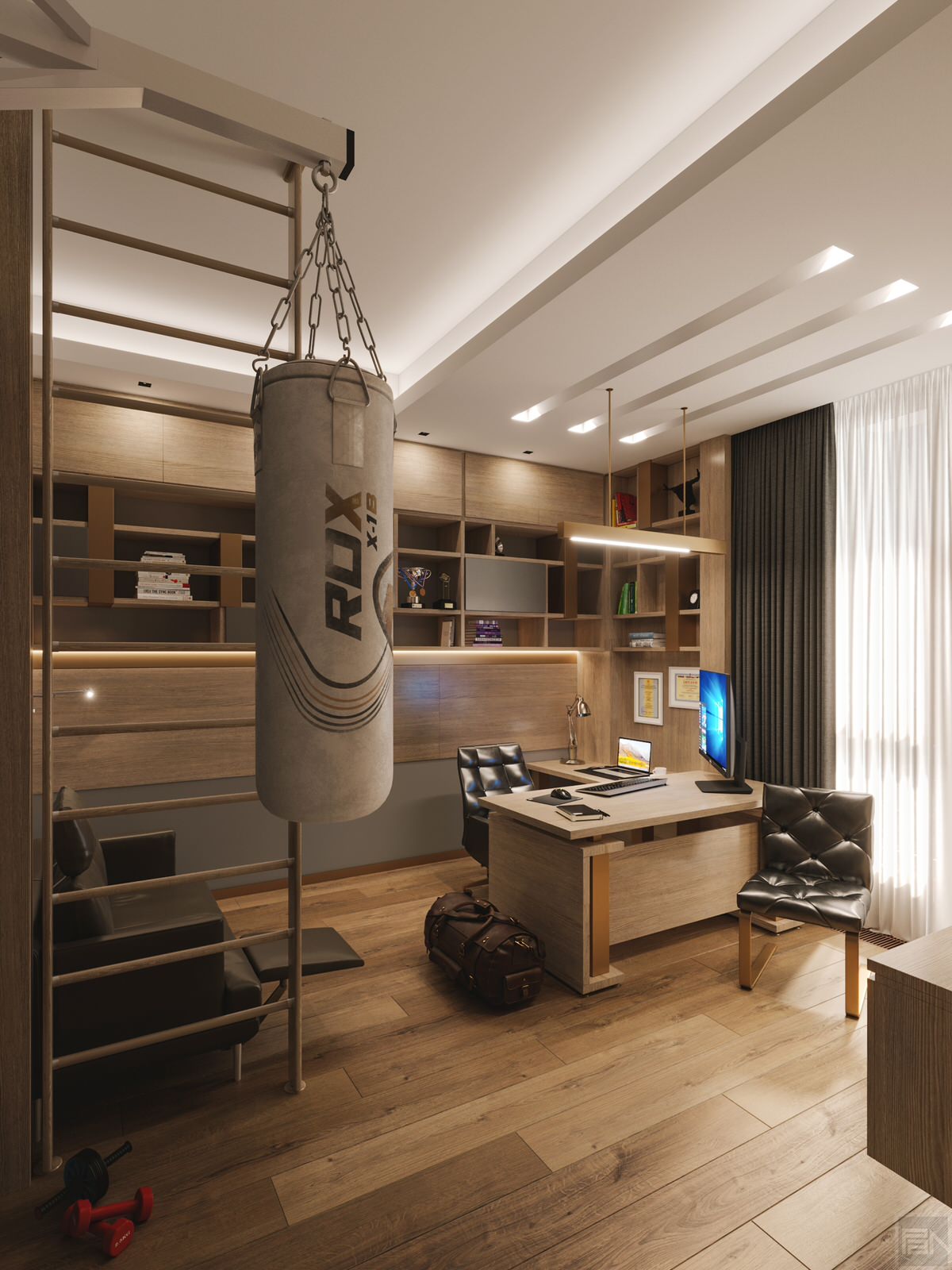 Дизайн-проект квартиры в ЖК "Фьюжн парк"