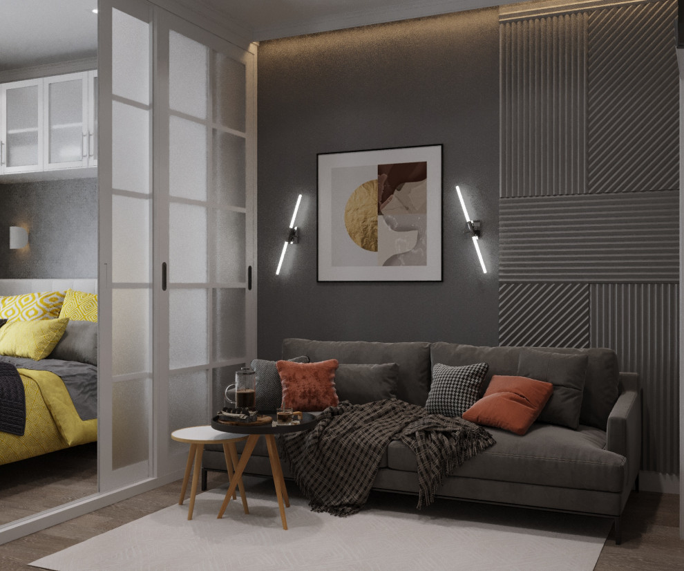 Солнечная квартира для молодой девушки