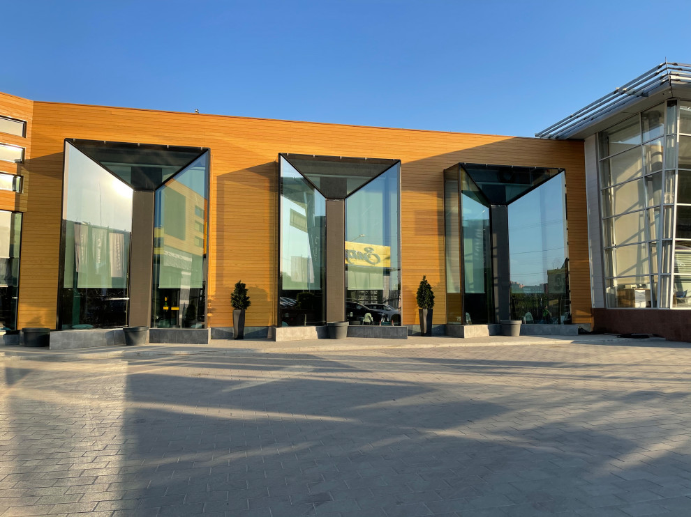 Остекление детского кафе город Кустанай