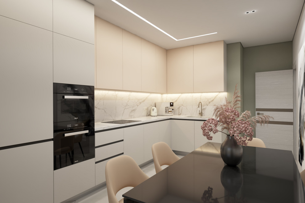 Обложка проекта: Трёхкомнатная квартира. 100 кв.м.