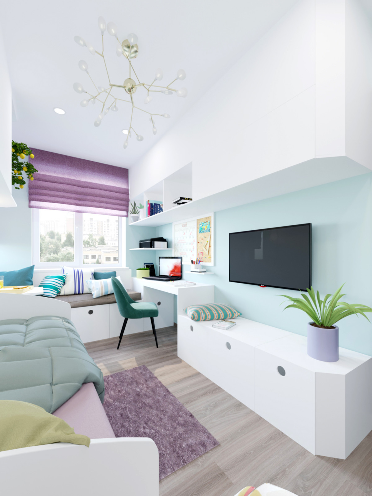 Обложка проекта: Дизайн детской комнаты