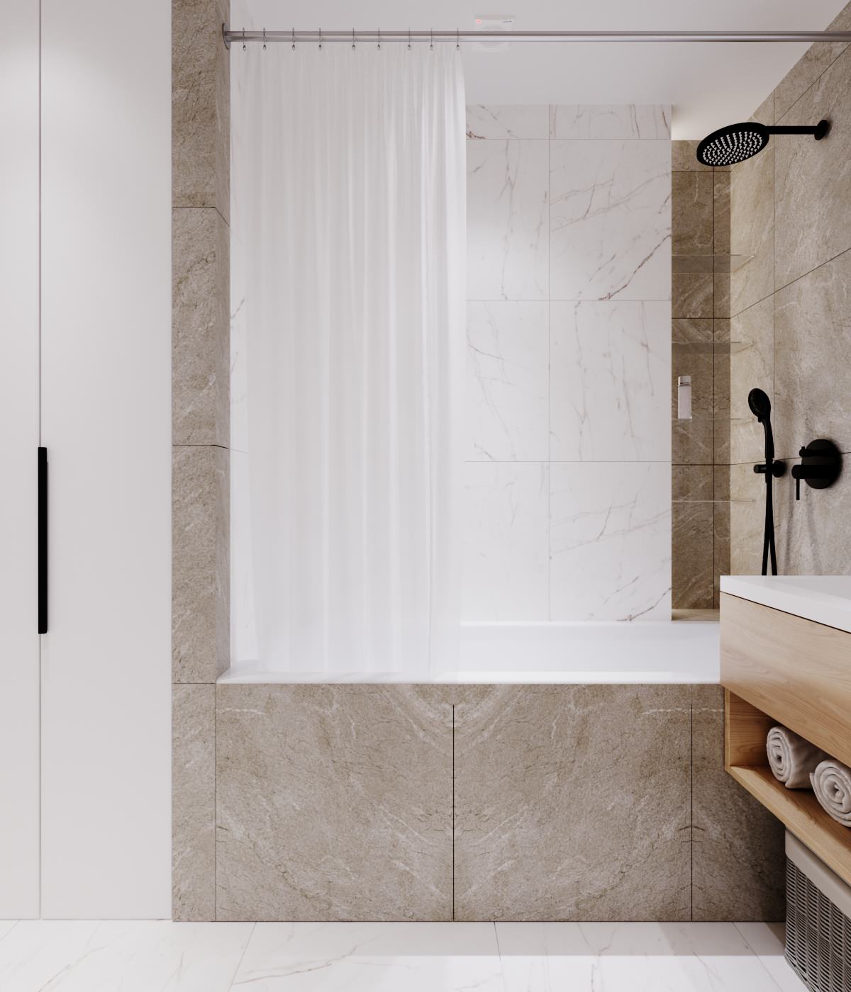 Минимализм в квартире на Басаргина