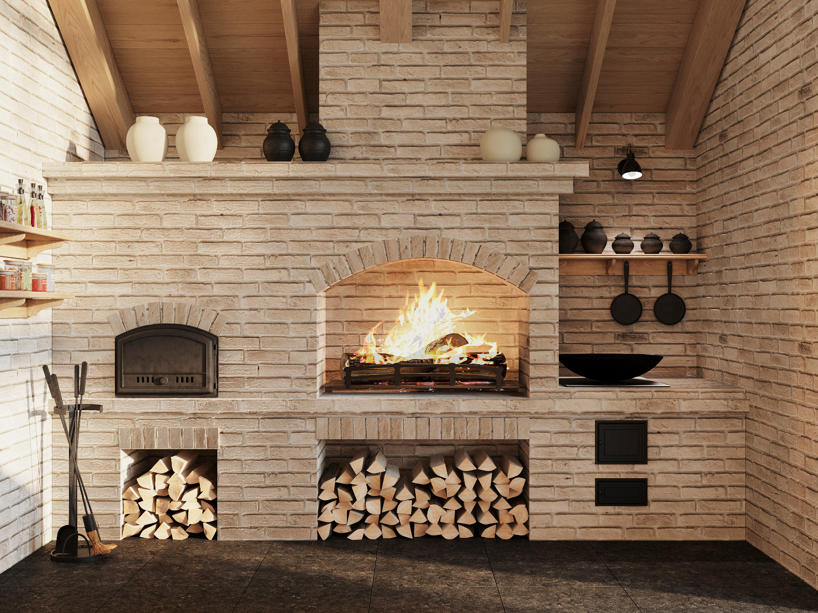 Мангальный домик