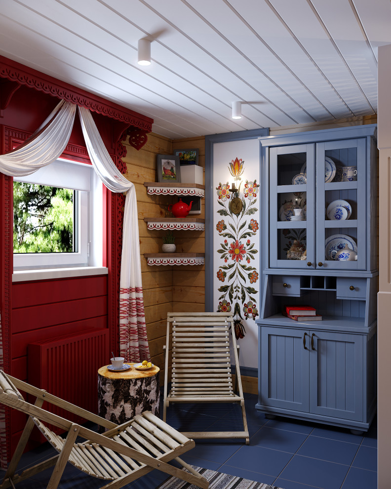 Баня с русскими мотивами