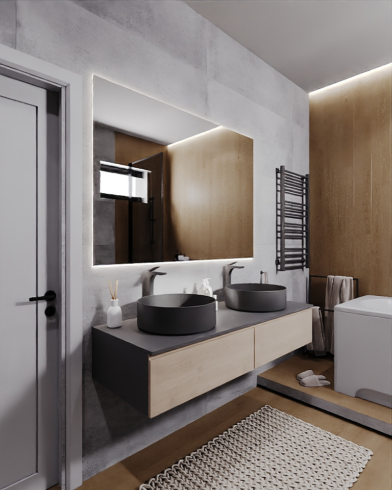 Санузел в квартире 13 кв.м.