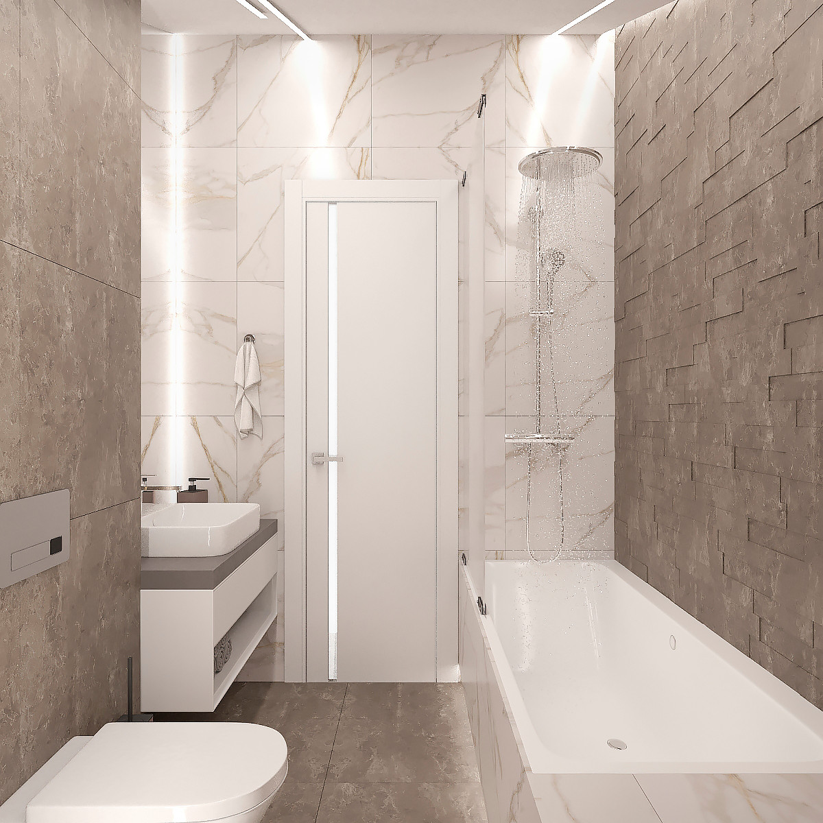 Семейные ценности. Ванная комната.