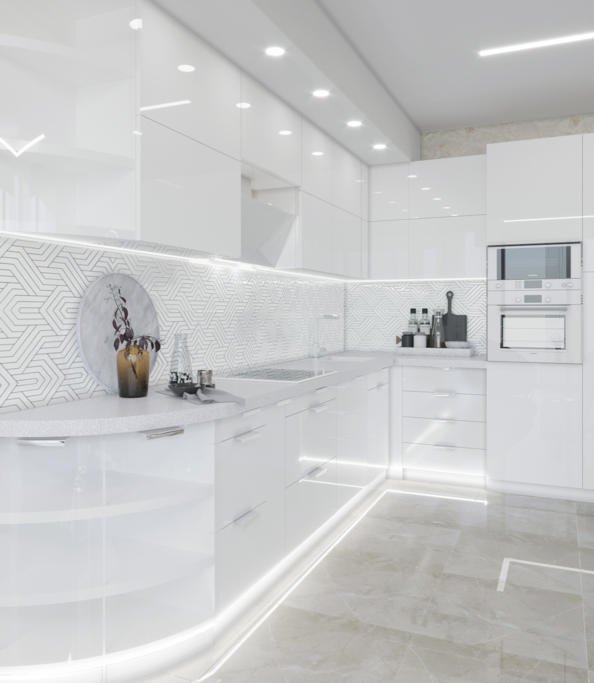 Проект 2-х комнатной квартиры в Апартаментах Лахта Плаза