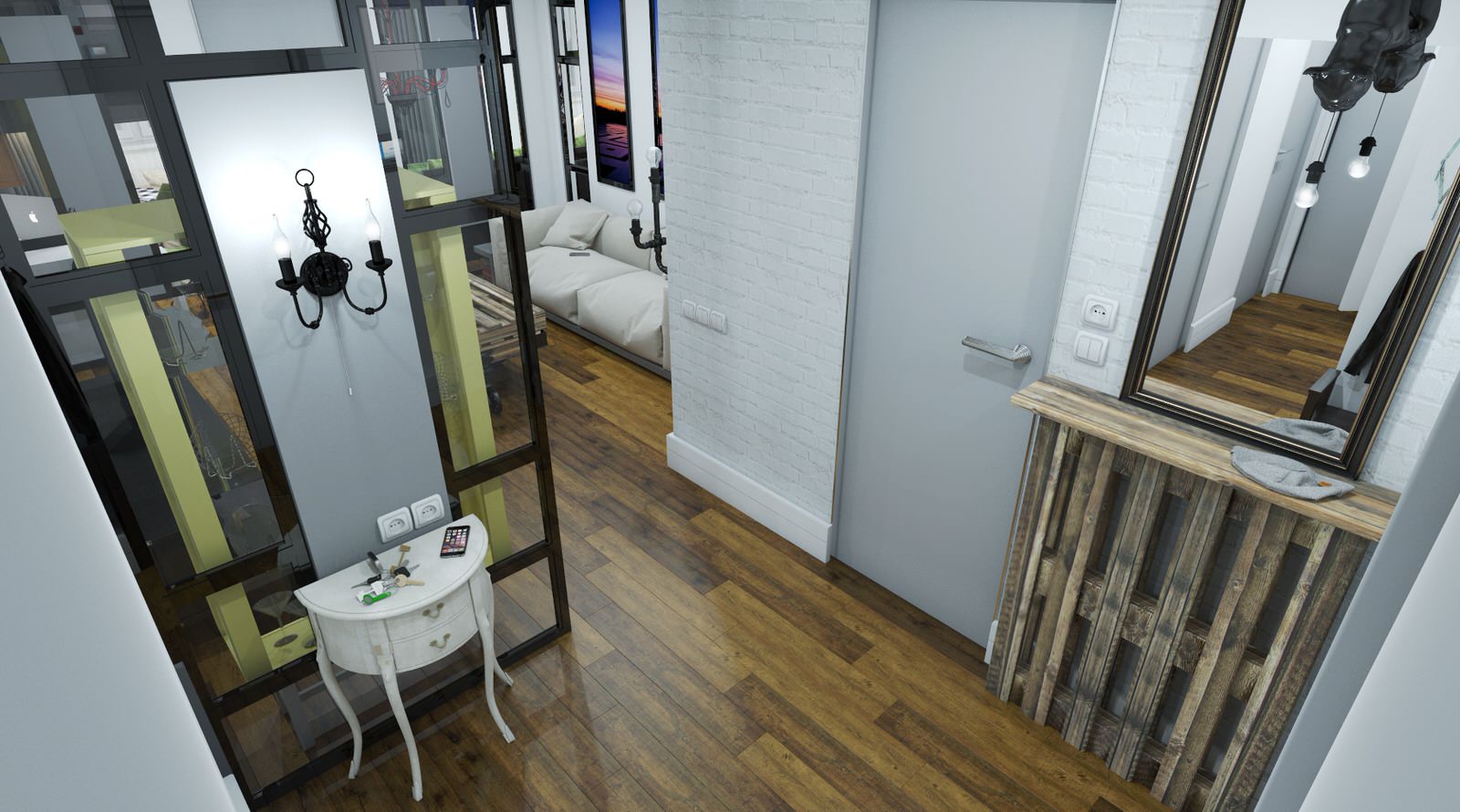 Лофт с французским акцентом.