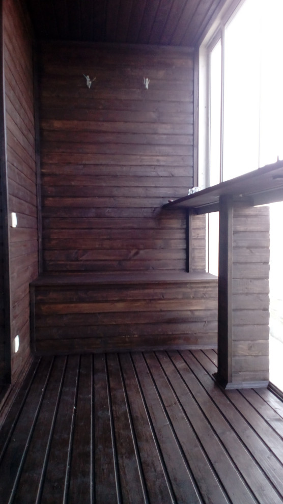 Обложка проекта: Обшивка балкона вагонкой