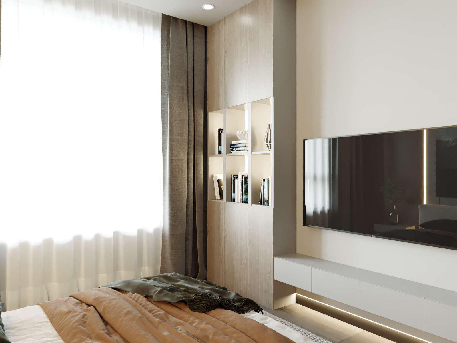 Дизайн-проект  квартира в ЖК «Живописный» 56 м²