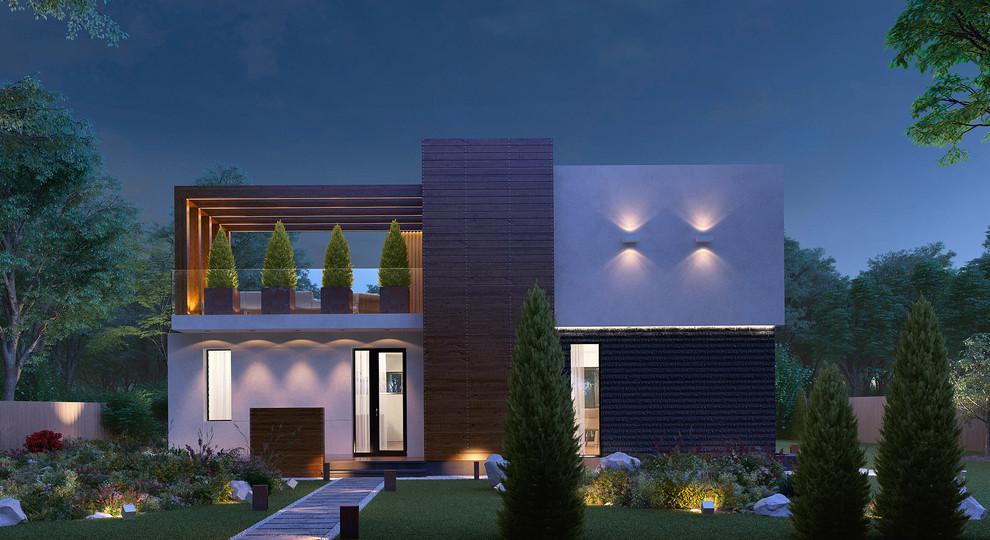 Современный загородный дом