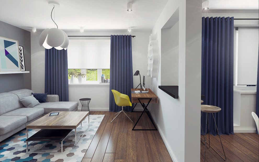 Интерьер квартиры-студии для молодого человека в г. Красногорск