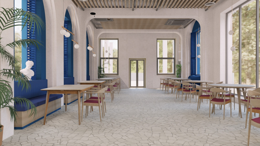 Ресторан. Эскиз